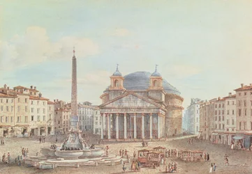 Vue du Panthéon, Rome